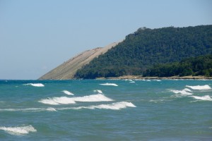 Just one of the views you'll find at Sleeping Bear Dunes National Lakeshore.